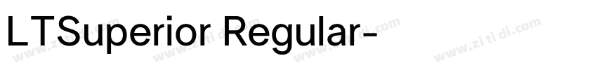 LTSuperior Regular字体转换